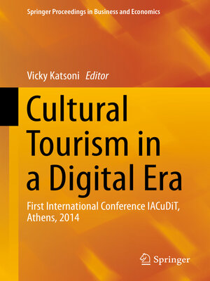cover image of Cultural Tourism in a Digital Era